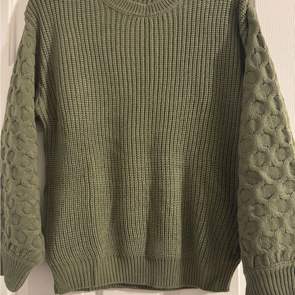 Cupshe Olive Knit Sweater - Picture 4 of 4